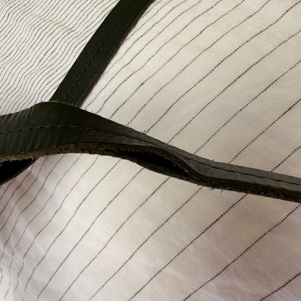 Clare V Suede Petite Jean Bucket Bag in Loden Green - Picture 12 of 13